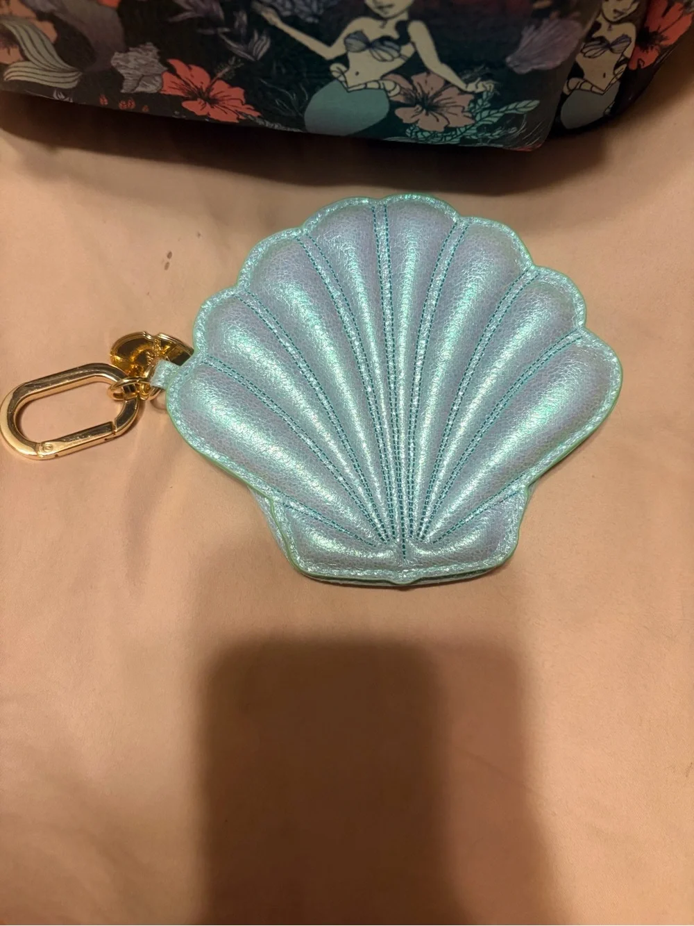 Disney Loungefly Black Ariel Print Mini Backpack